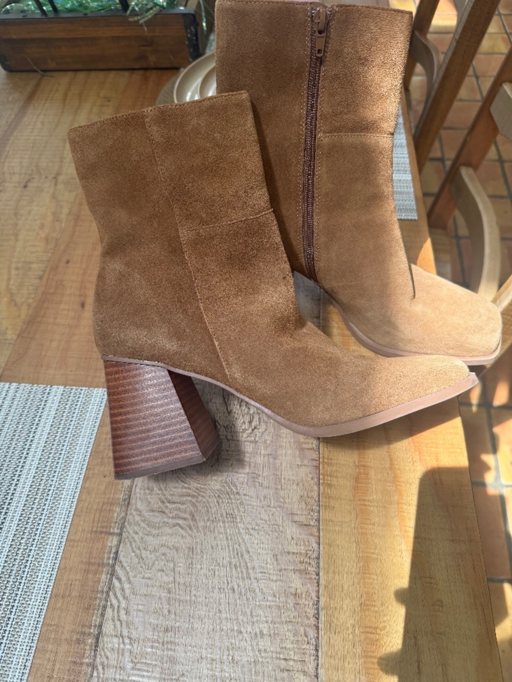 Brown boots